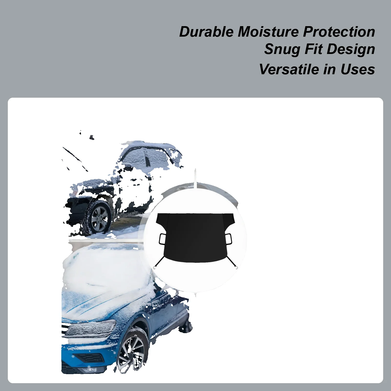 

Чехол на лобовое стекло для льда и снега, ткань Оксфорд, магнитная защита от мороза, чехол на лобовое стекло для внедорожника, грузовика, фургона, седана, авто