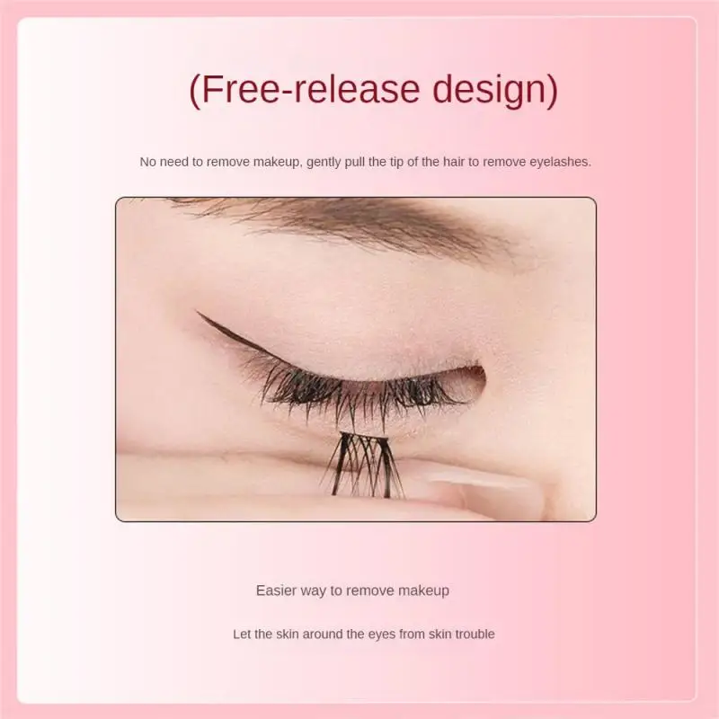 Glue-free Fake Eyelashes Explosions Pure Desire Sunflower Cat Elf High Quality Soft Wish Planting False Eyelashes