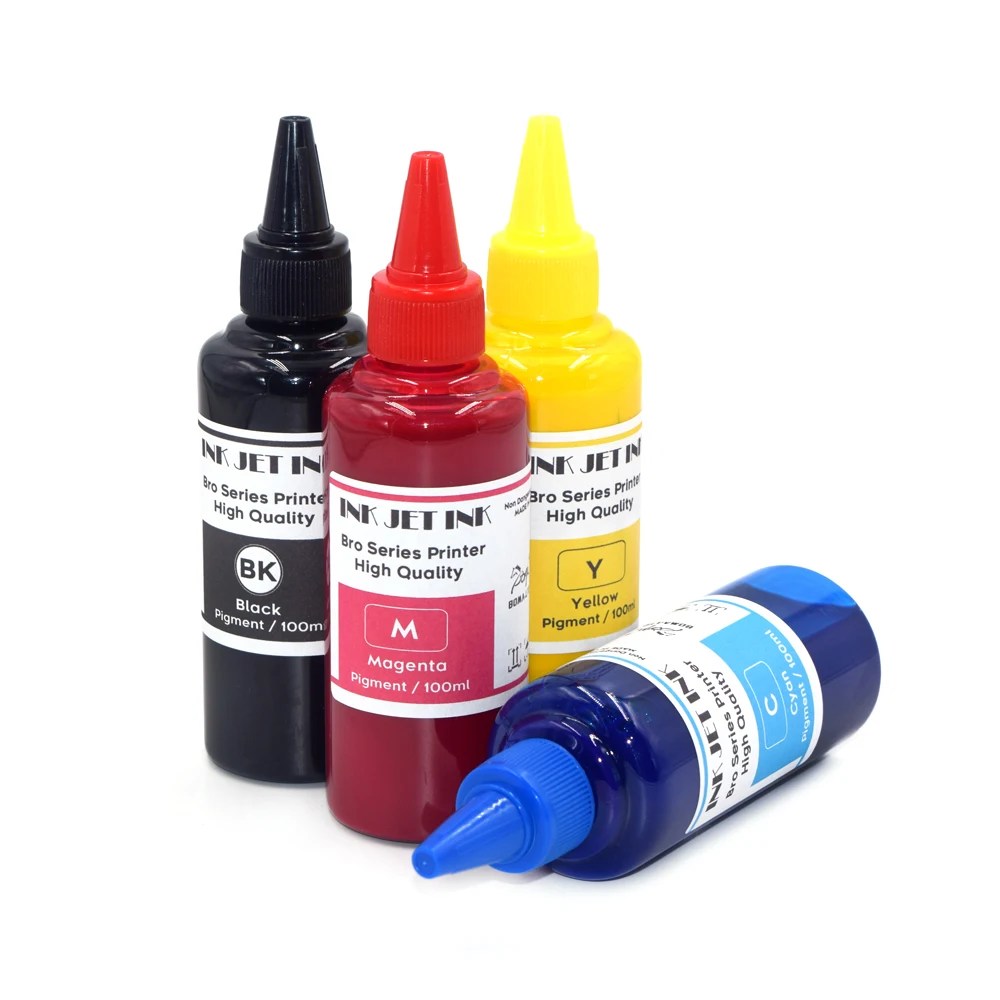 4Color*100ML Pigment Ink for Brother LC3233 LC3235 for Brother MFC-J1300 DCP-J1100DW Printer