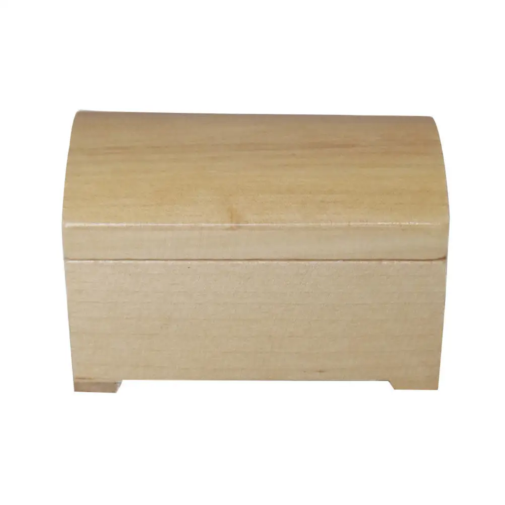 

Mini 1:12 Scale Treasure Chest Premium Wooden Mini House Accessory Small Portable Decorative Miniature Scene Box