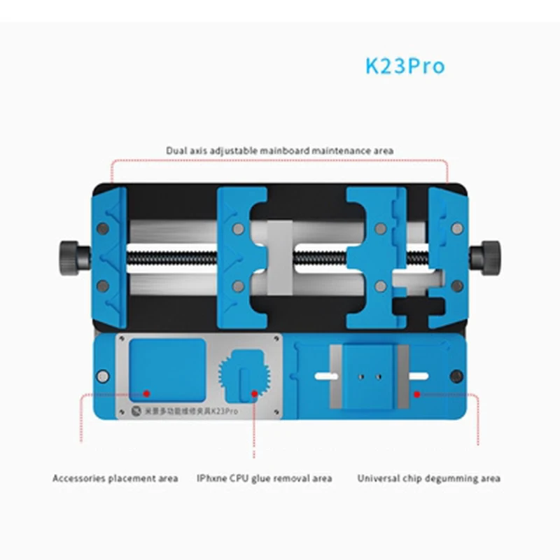 MJ K22/K23/K23 Pro Dual-Axis Mobile Phone Repair Fixture IC Fixed Glue Removal Bracket CPU Motherboard Multi-Purpose Fixture