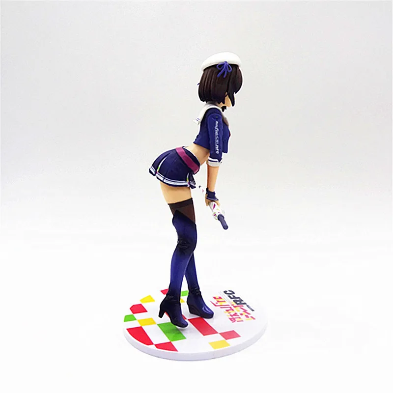 อะนิเมะ Saekano วิธีเพิ่มแฟนที่น่าเบื่อ Racing Girl Megumi Kato ใช้ร่ม Action Figure สาวเซ็กซี่ตุ๊กตา