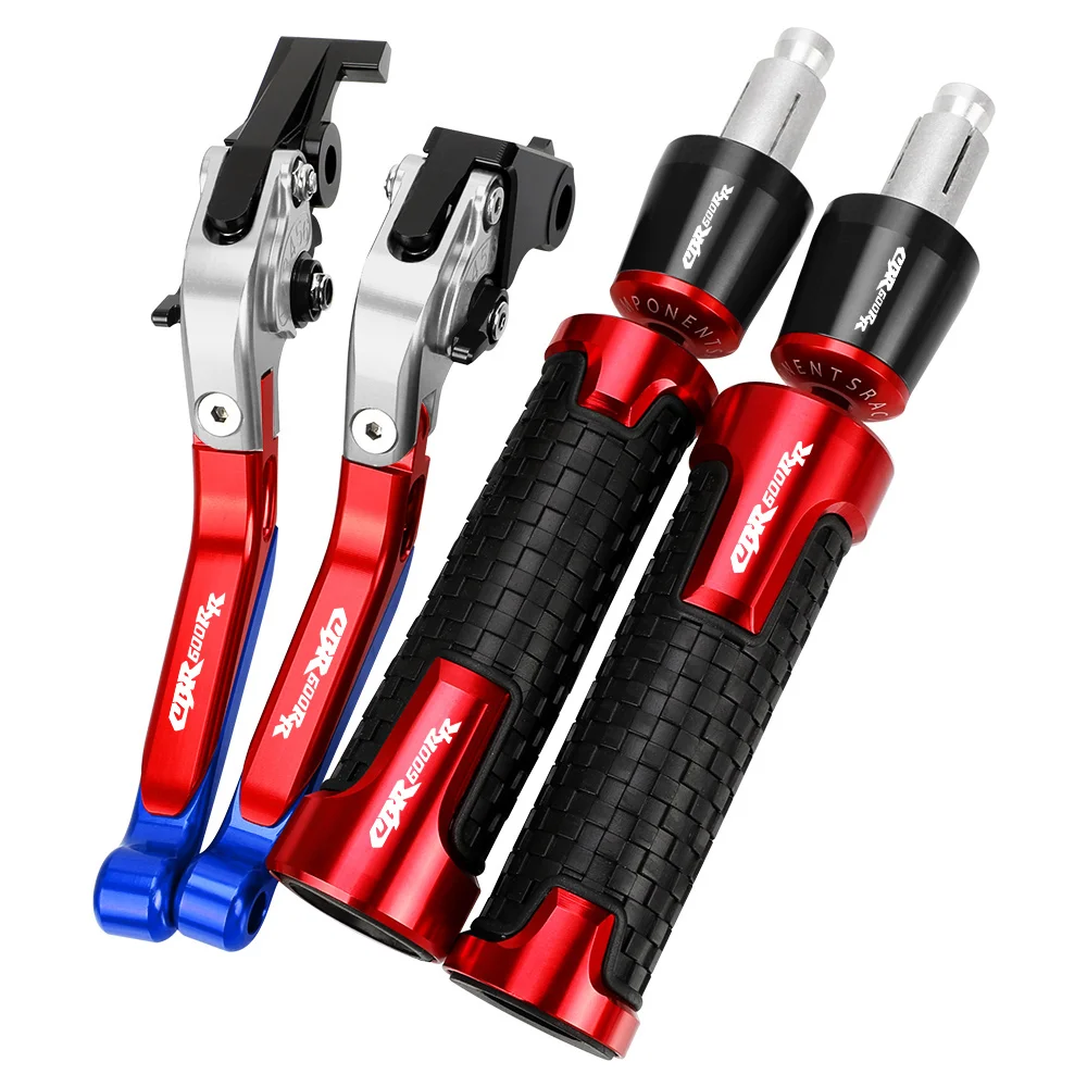 

For HONDA CBR600RR 2007 -2023 Motorcycle Adjustable Folding Brake Clutch Levers Handgrip Handlebar Grips Ends Accessories