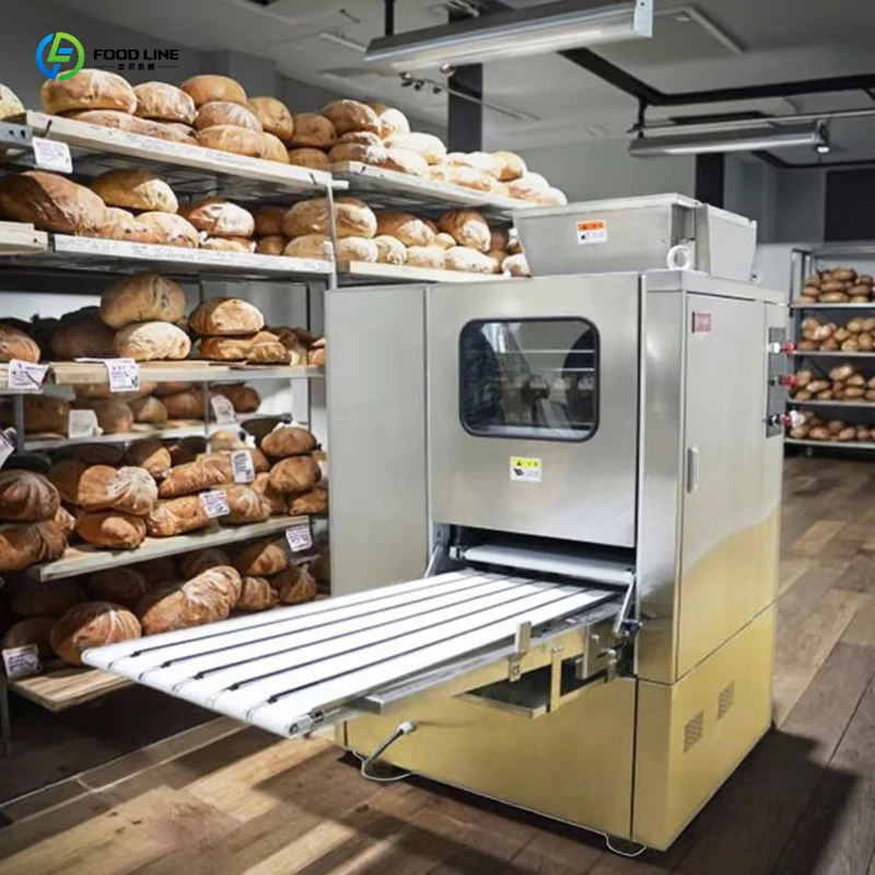 Dough Divider Rounder Automatic Pizza Machine Commercial Bakery Equipment for Thin Crust Dough Portioning