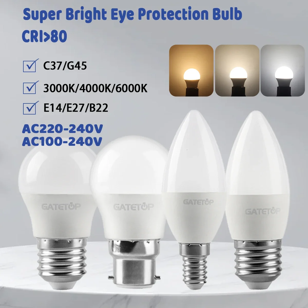 5Pcs Lampara Led E1…