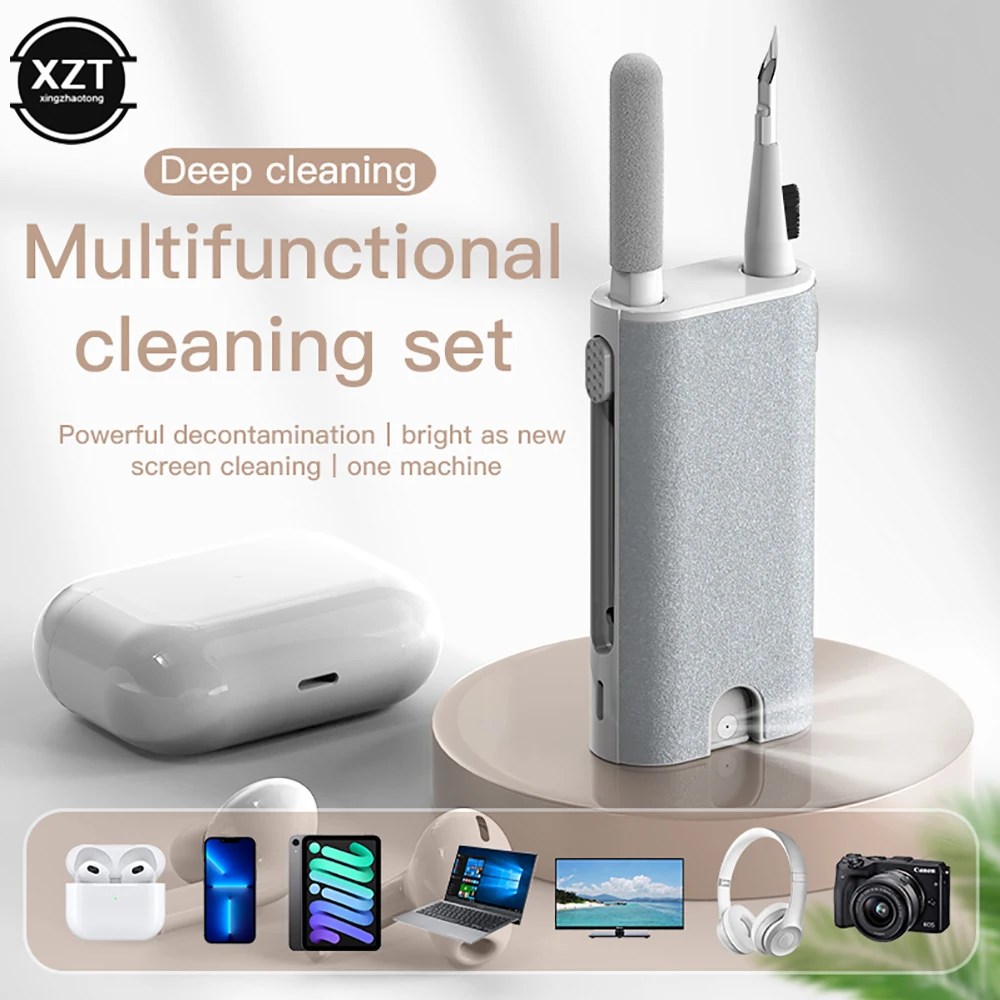 Cleaner Kit Earbuds 5 in 1 Cleaning Pen Dust Removal Brush for Airpods Pro Bluetooth Earphones Case Cleaning Tool for Galaxy Bud