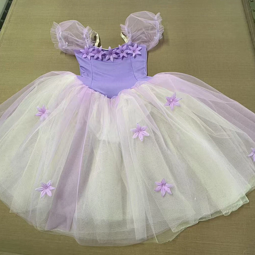 

Ballet Costume Children Professional Dance Skirt Light Purple Adults Women Long Ballerina Dress Ballet Dress For Kids Girl
