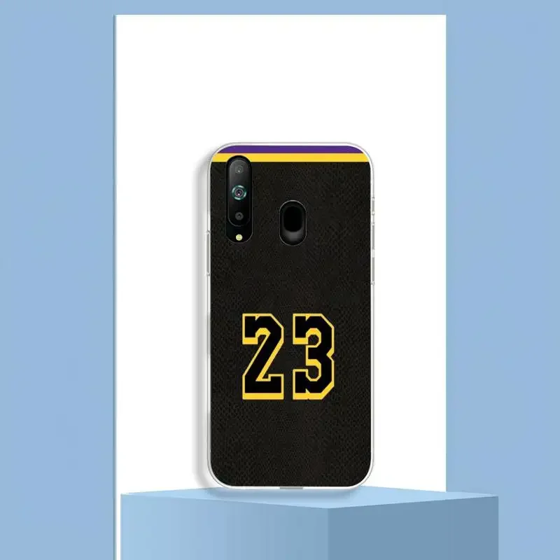 Number Uniform 24 13 23 Phone Case For Samsung Galaxy A71 70 52 51 40 31 50 30 21 12 10 03 S Transparent Soft Cover image 5