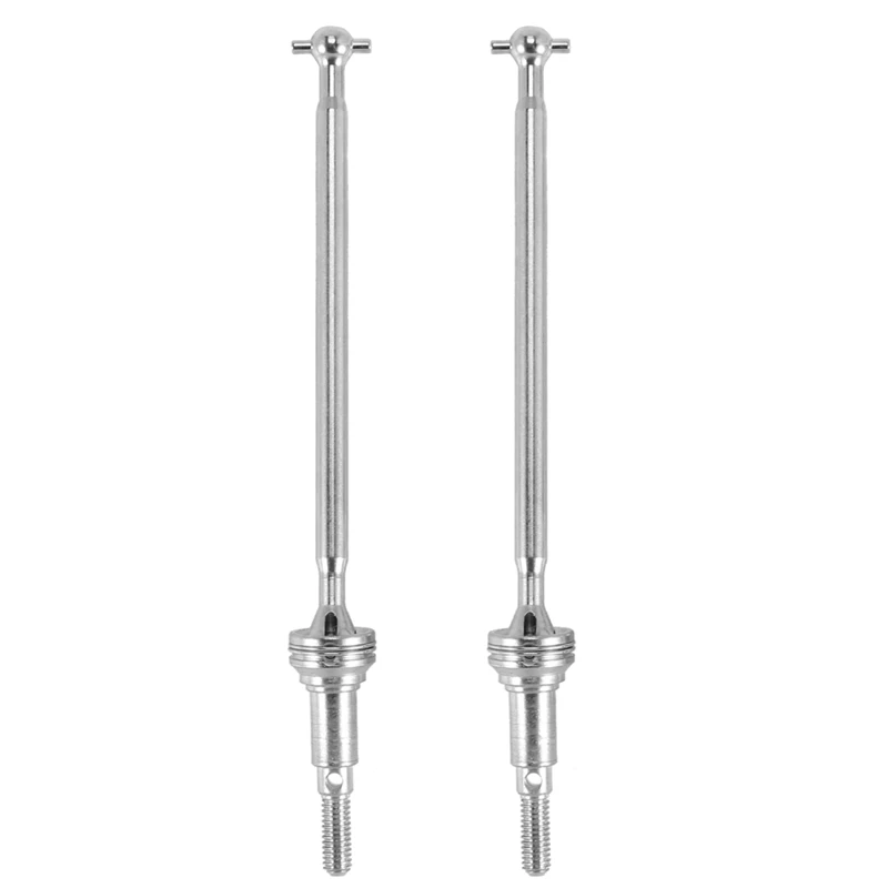 2Pcs Metal Front Drive Shaft CVD Driveshaft -WJ03 For LAEGENDARY Legend 1/10 RC Car Accessories