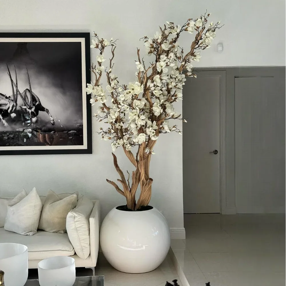 Artificial cherry tree home interior decoration creative ornament collection