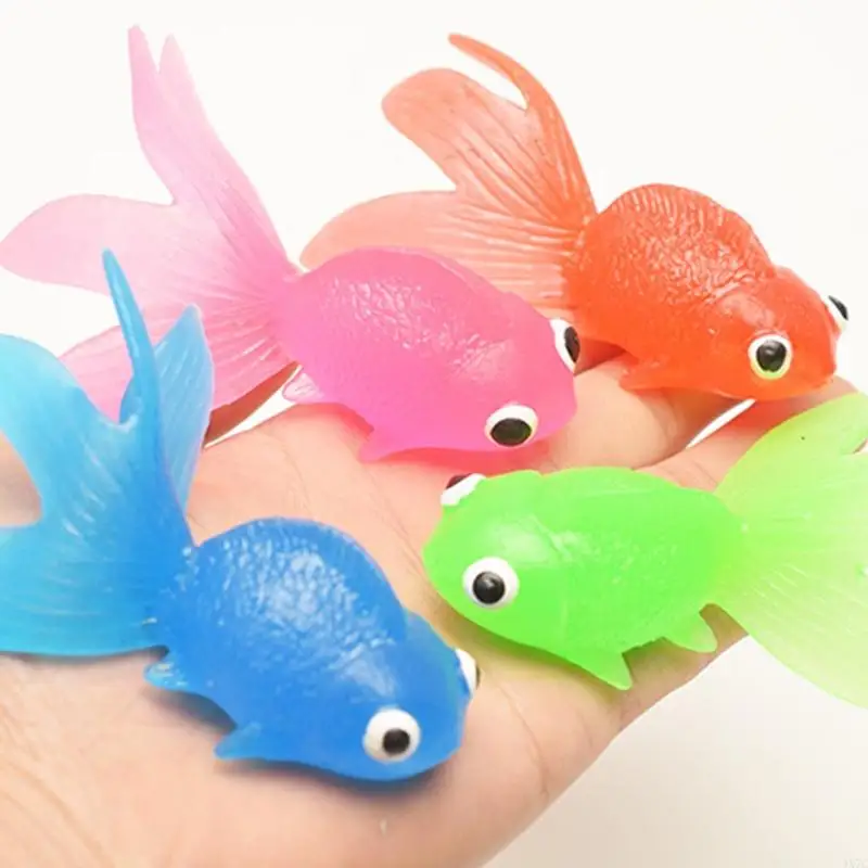 4x7c Mini Fish Model voor Pond Aquarium Boutique Kids Figure speelgoed