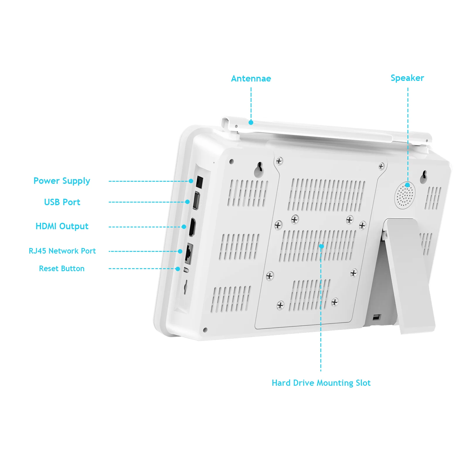 Sistema di telecamere di sicurezza Lite da 5mp H.265 + 10CH Recorder Outdoor CCTV Remote Access