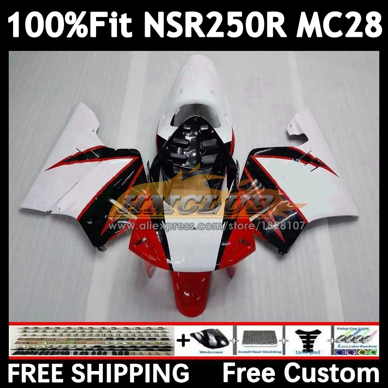 Injection For HONDA MC28 NSR250R 94 95 red white 96 97 99 95No.5 NSR 250 250R NSR250 R 1994 1995 1996 1997 1998 1999 Fairing