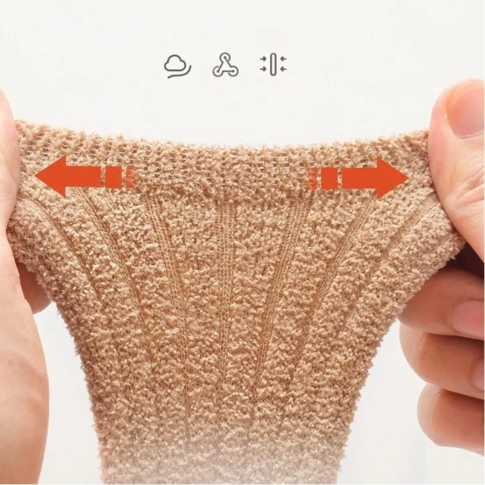 

3Pairs Soft 0-3Year Coral Velvet Socks Loose Mouth Thermal Footwear Warm Socks Thick Mid Tube Sock Children