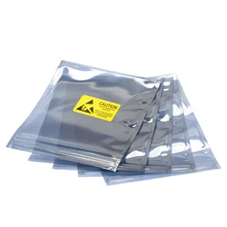 uxcell 25pcs Anti Static Bags Shielding Bag 6x8inch(15x20cm) Resealable with Labels for Hard Drive HDD SSD