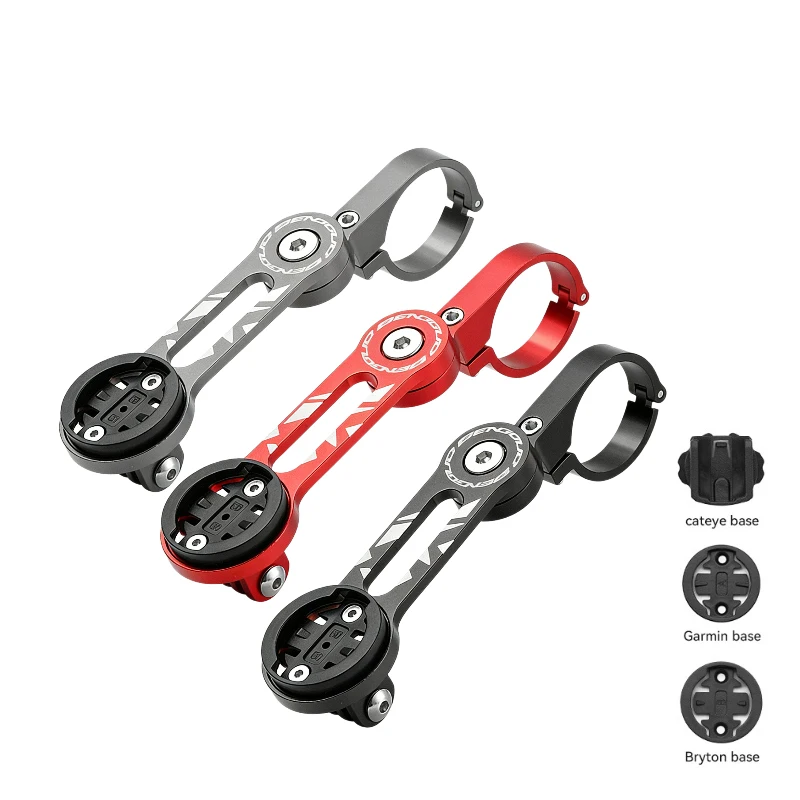 

Bicycle Computer Mount Adjustable Height Aluminum Alloy Fit Mountain Road Bikes For Sports Camera Light Cycling Accessory