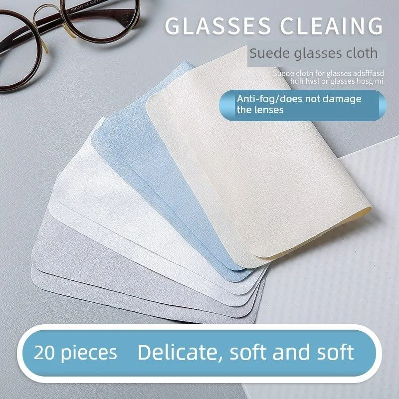 High-End Suede Fiber Glasses Cleaning Cloth Professional Anti-Fog Winter Ultra-Fine Mobile Phone Lens Towel Dust Removal