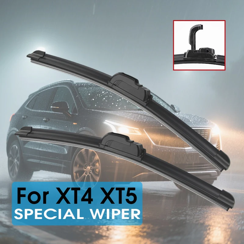 

For CADILLAC XT4 XT5 24"+20" 2017-2024 Car Wipers Front Car Wiper Blade Fit U Hook Arm Windscreen Wipers Auto Accessories