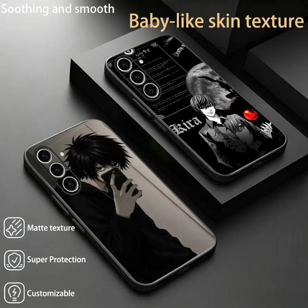 Classic japan Death Note  Phone Case For Samsung Galaxy S26 S25 S24 S23 S22 S21 Plus Ultra Note20 Soft Black