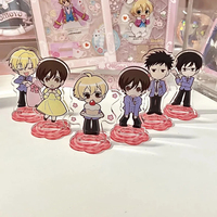 Anime Ouran Koukou Host Club Acrylic Stand Suou Tamaki Figure Desk Decor Ornament Set Accessories Gifts