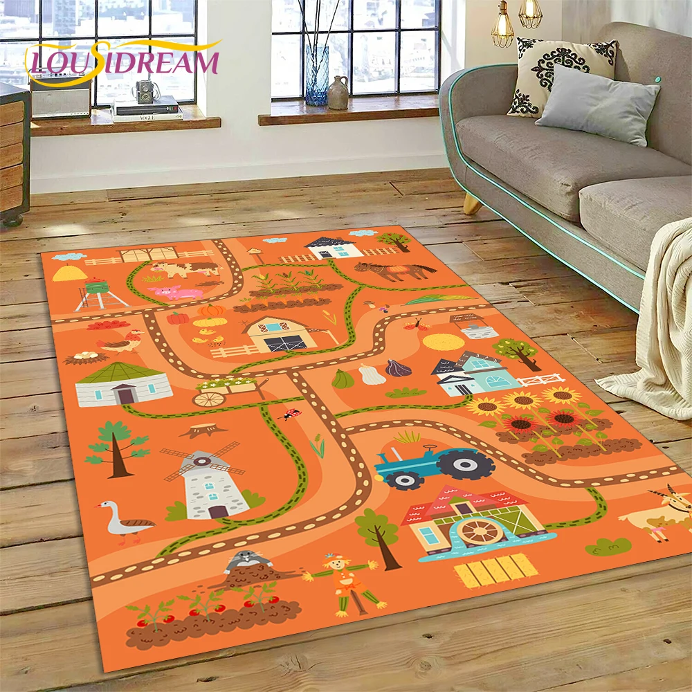 3D City Traffic Road Map Child - Commercial Road Printing recension och pris