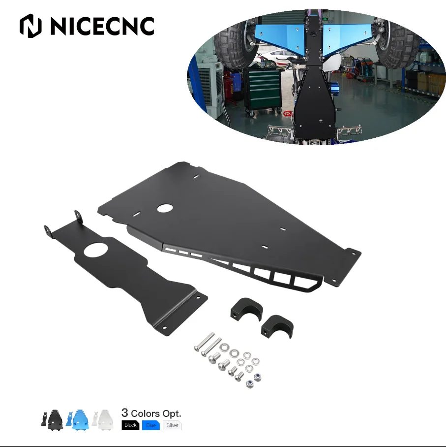 

NICECNC for YAMAHA YFZ450R Full Chassis Glide & Swing Arm Skid Plate 2009-2024 ATV YFZ 450R SE 450X Engine Protection 450 YFZ