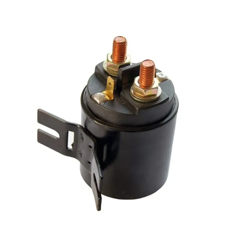 Interruptor electromagnético de 24V para motor de bomba de potencia de vehículo hidráulico eléctrico CC, contactor de relé de arranque de encendido y apagado