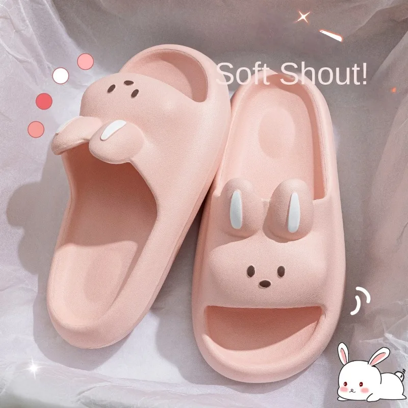 Litani Slip-on Slippers Women's Summer Deodorant Indoor Home Non-Slip Household Eva Sandals Men's Summer