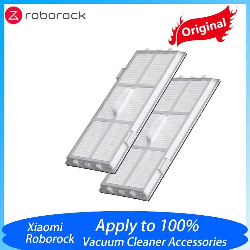 Para Roborock Original Lavável Filtro Acessórios, Robô Aspirador Piezas Reposição, Fit para S8 Pro, Ultra, S7, S7MAX V, S8 +