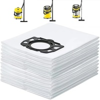 Vacuum cleaner bags for Kärcher WD4 WD5 WD6 WD5P WD6P MV4 MV5 MV6 wet and dry vacuum cleaner, dust bags for Karcher 2.863-006.0