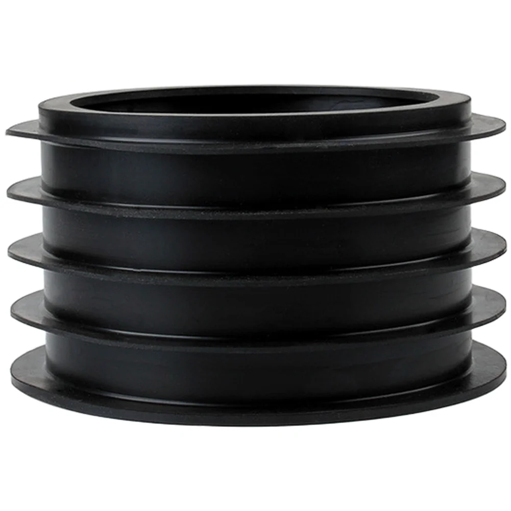 Rubber Sealing Ring for Water Tank Drain Line Transitions Enables 90mm to 110mm Sewage Pipe Coupling Pack of Two
