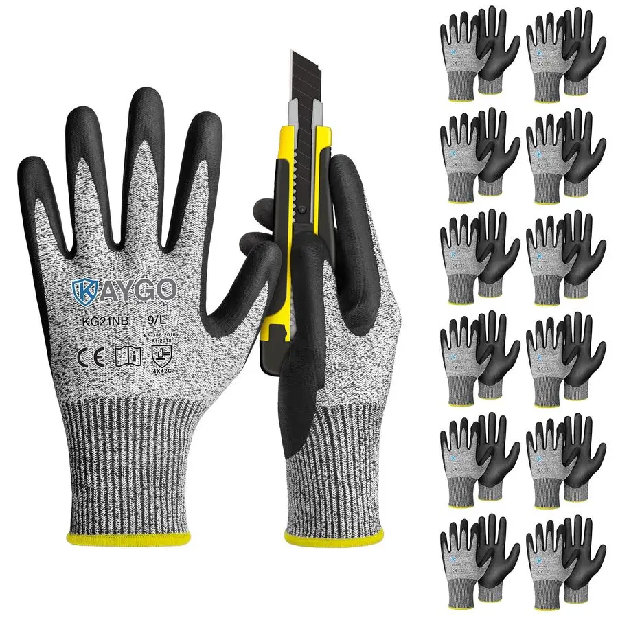 12 Pairs Cut Resist… - image