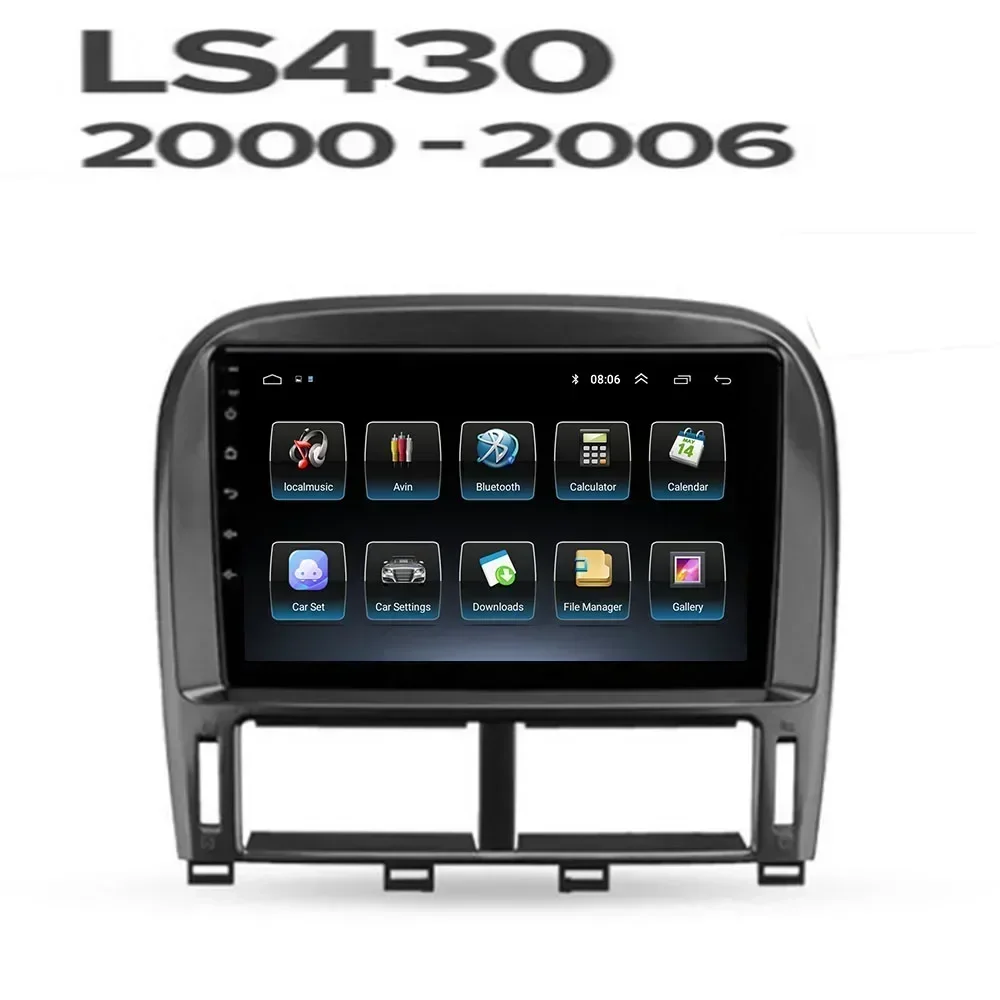 Voor Lexus LS430 XF30 LS 430 2000-2006 Voor Toyota Celsior XF30 2000-2006 Android 13 Autoradio multimedia Video Player Navigatie