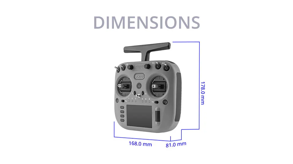 Auf Lager: Radiomaster TX15 16-Kanal 3,5-Zoll IPS Touchscreen V5.0 Hall Gimbals Funkfernsteuerung mit integriertem ExpressLRS, Gyro und Mikrofon – Detail 15
