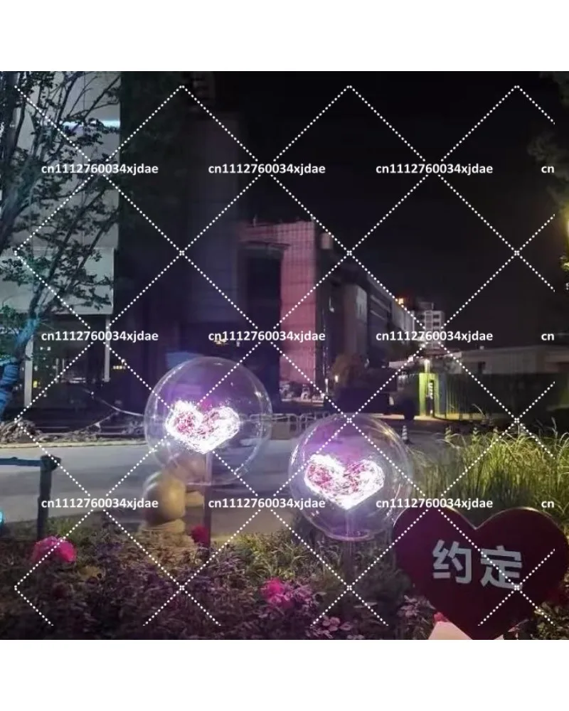 3D Holographic Lantern Pendant, Transparent Screen, Dynamic Video Display