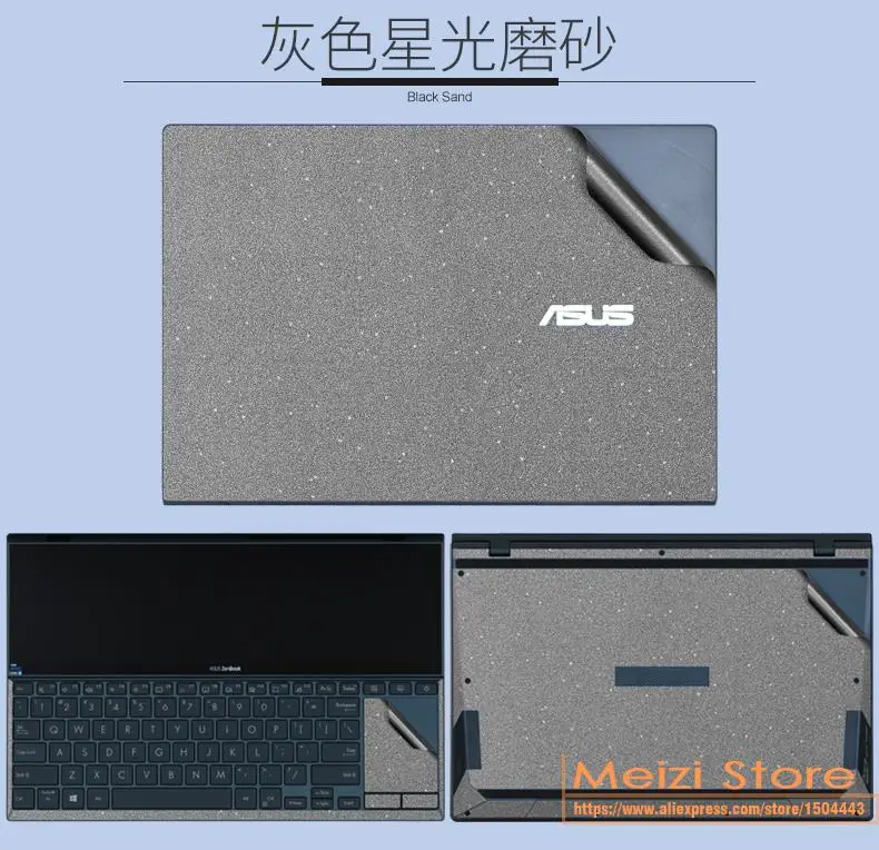 Full Body Laptop Vinyl Decal Cover Sticker  For ASUS ZenBook Pro DUO 15 UX582LR UX582 UX581 14 UX482EA UX482EG E UX482 UX481