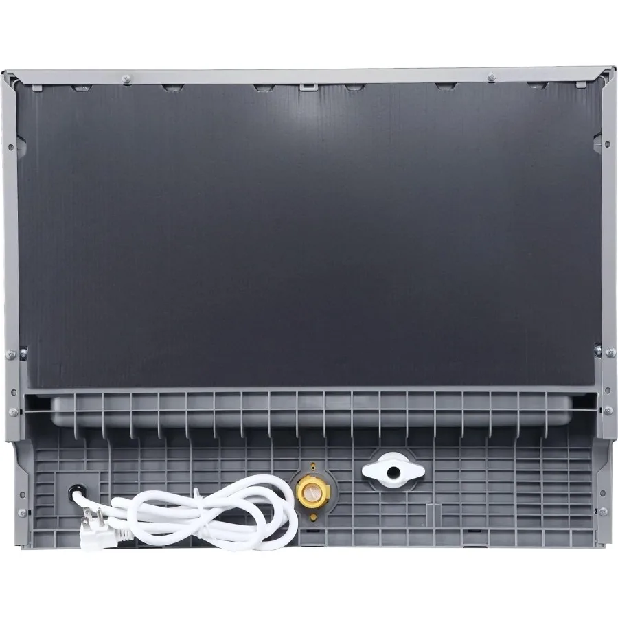 21–5/8 Zoll breiter 6-fach verstellbarer Arbeitsplatten-Geschirrspüler – Weiß – kompakte Küchenauflösung mit energieeffizientem Design und Stai