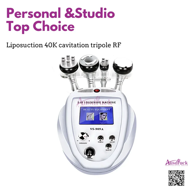 Powerful 40KHz Ultrasonic Cavitation Machine: Portable Liposuction Alternative for Body Slimming and Wrinkle Removal