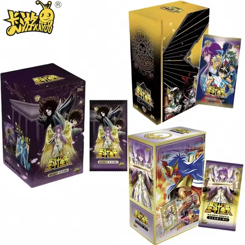 Kayou Original Saint Seiya Card Box W1T4 W2T4 W3T4 Pack SE BP UR UTR Anime Collection Card Birthday Children's Toy Gift