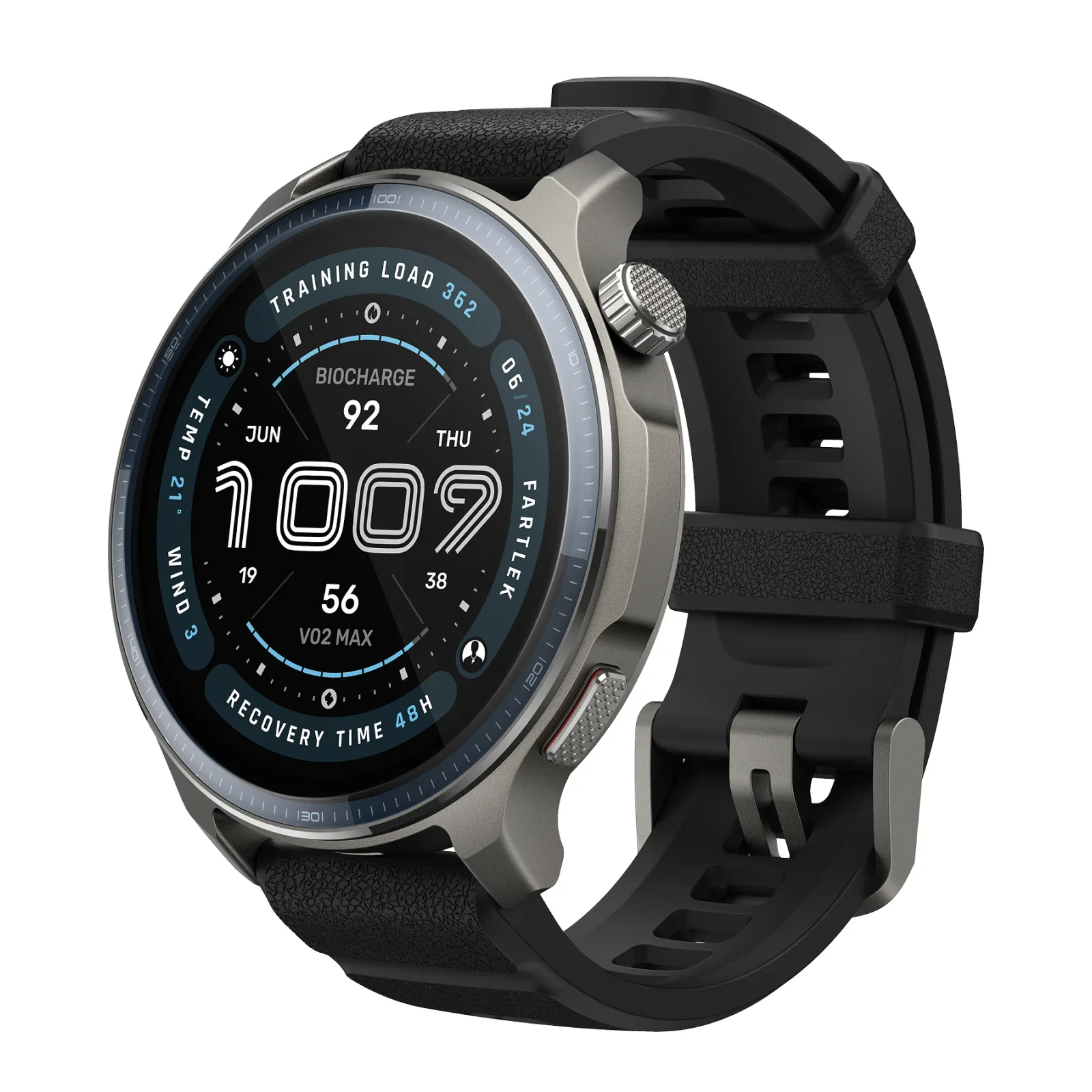 Reloj Inteligente Amazfit Balance 2 de 47 mm, hasta 21 Días de Duración de la Batería, Más de 170 Deportes, Reloj Inteligente