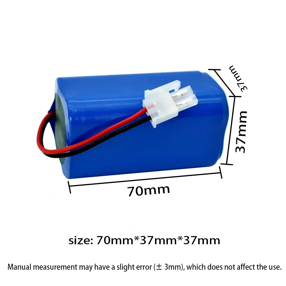 14.8V 2800mAh lithium battery pack 4S1P rechargeable battery suitable for robot vacuum cleaner iLife A4 A4S、V7、A6、V7S Plus、