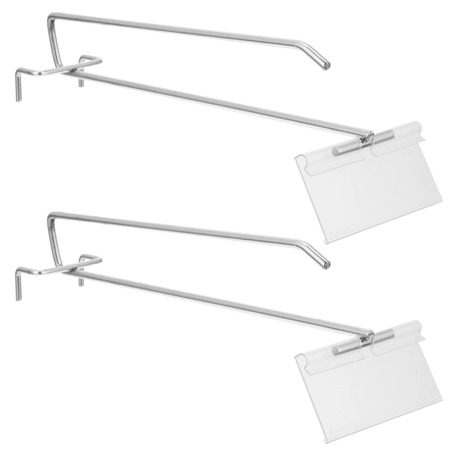 

Heavy Duty Shelf Hooks Peg Board Hooks Retail Display Supermarket Rack Hanging Organizer Smooth Finish Rust for Shop