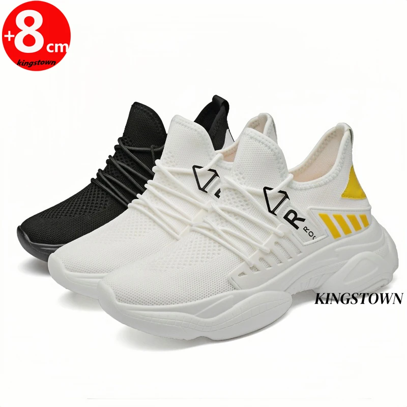 

Мужские кроссовки-лифты, увеличивающие рост стельки 8 см, спортивная обувь для отдыха, усилители-лифты