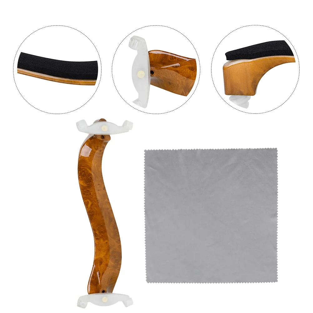 

Violin Shoulder Strap Holder Accessories Professional Removable Pads Rest Full Size