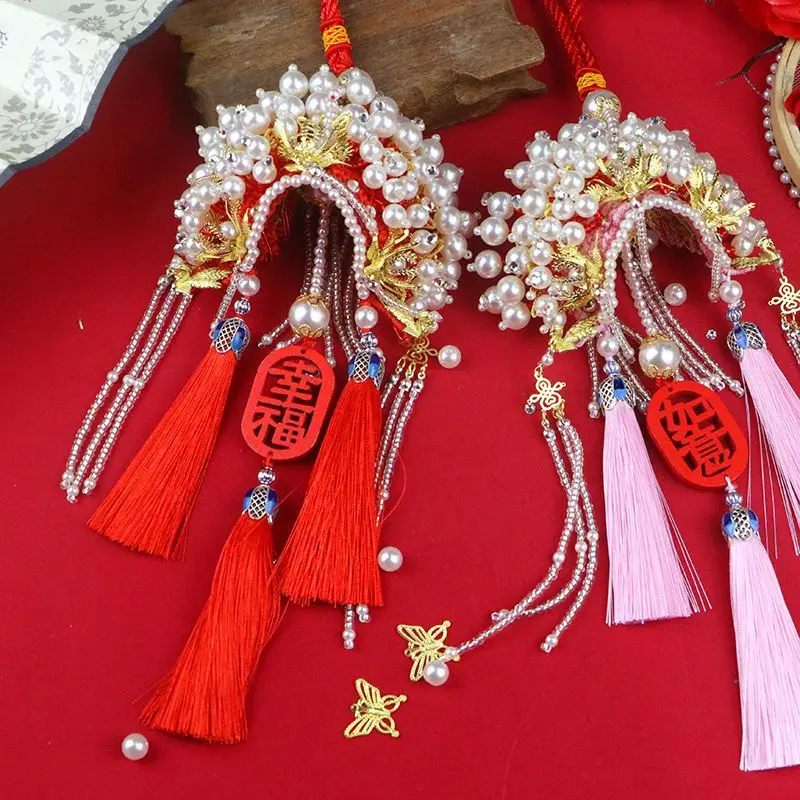 

Корона Феникса в китайском стиле и халаты, автомобильная подвеска, автомобильные аксессуары, автомобильная шляпа, подарок ручной работы, талисман мира, подвеска на день рождения, свадьбу