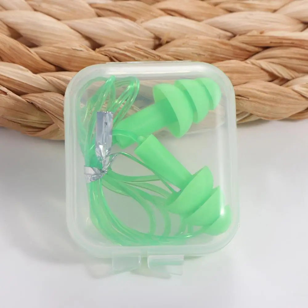 

Waterproof Nasal Protection For Adult Swim Silicone Earplugs Earplugs with Rope Swim Ear Plugs Silicone Ear Plugs Nasal Clip