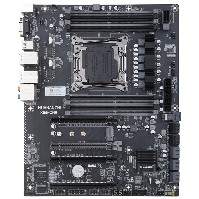 X99-CH8 Main Board CPU Set with Integrated Desktop Server Computing Power Main Board DDR4 8 Slots