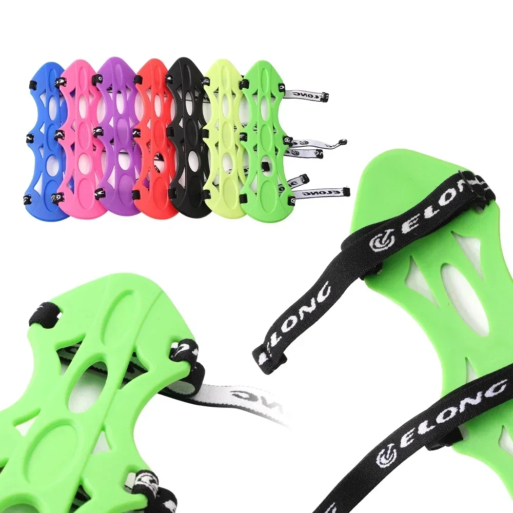 2 Stück 8-Zoll-Bogenschieß-Armschutz, Schutzausrüstung aus Gummi, professionelles Zubehör für Wettkampf-Bogenjagd und -Schießen – Detail 3