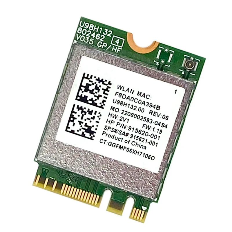 original RTL8821CE 802.11AC wifi wireless network card 433M BT 4.2 Bluetooth 915621-001  M09870-005