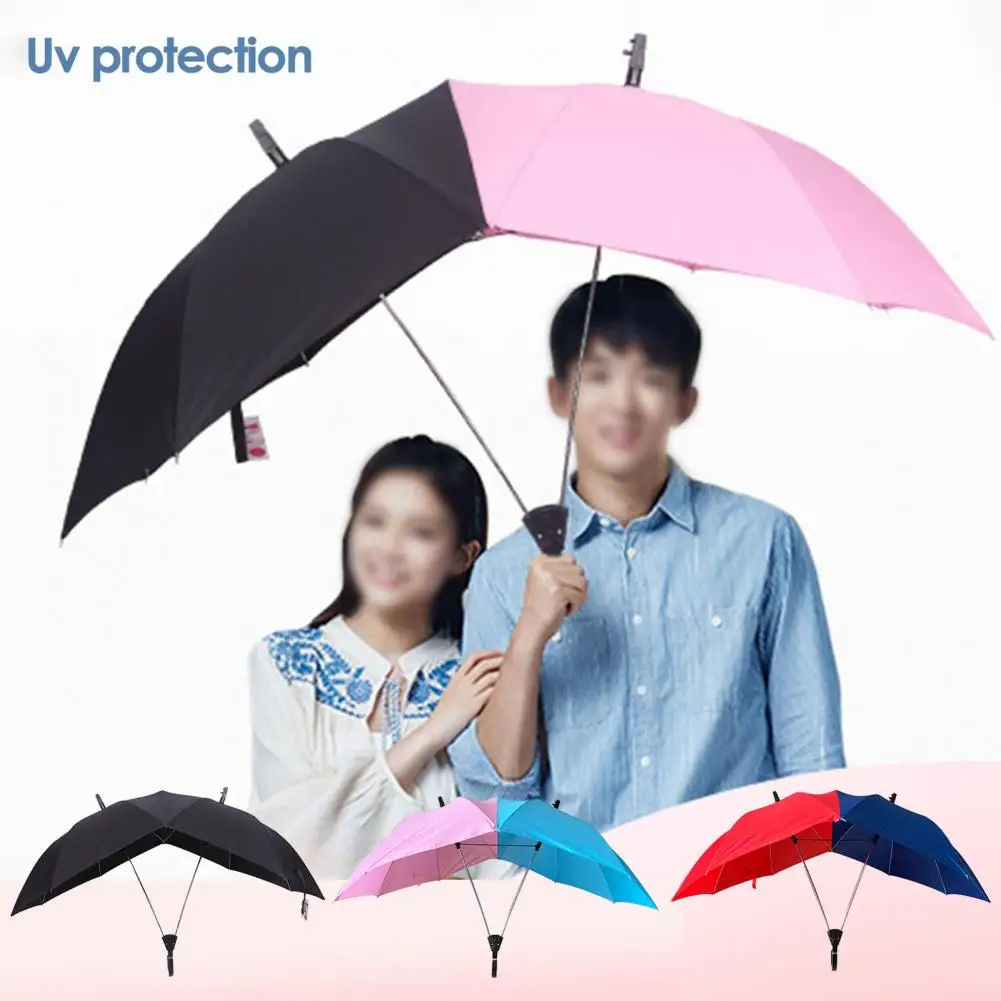 Wear-resistant  Durable Women Men Outdoor Two Person Umbrella Eye-catching Sun Umbrella Extra Large   Daily Use